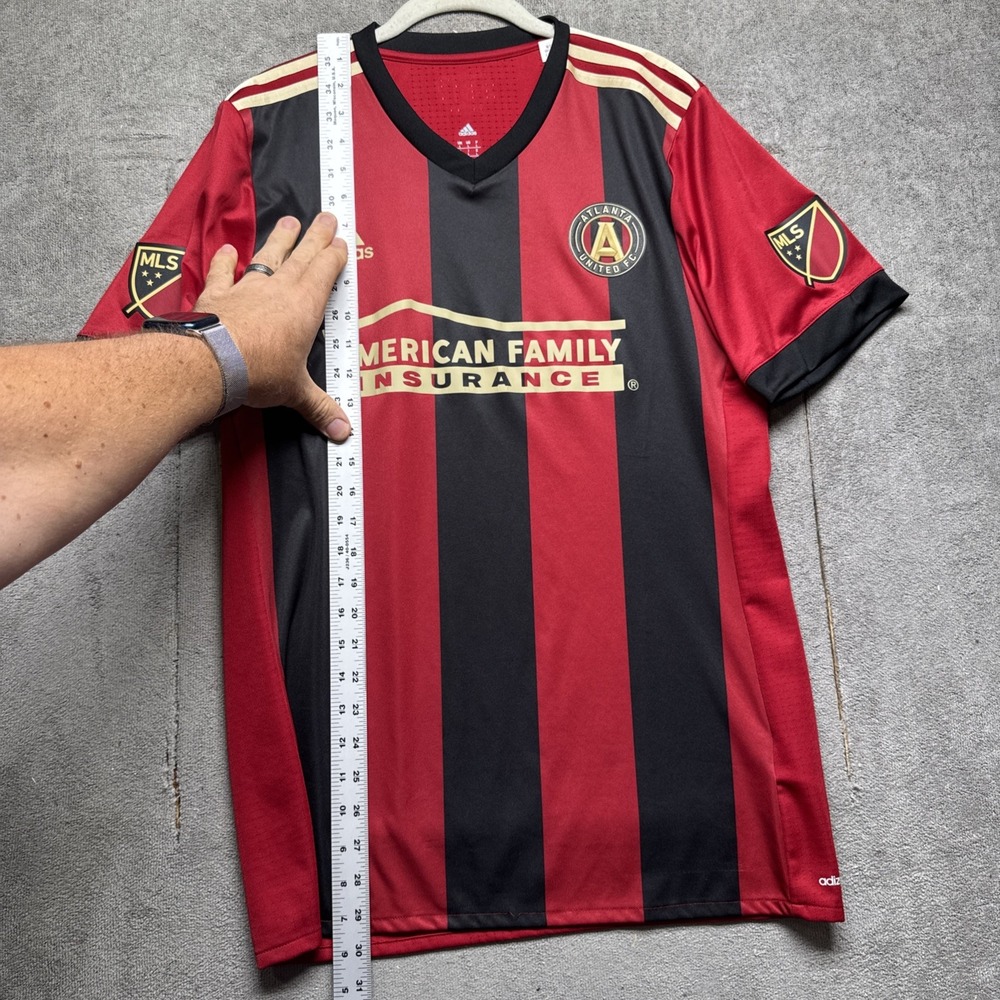 Adidas Adizero Atlanta United Jersey MLS Men's 2017 Inaugural Season Soccer L - Picture 6 of 12